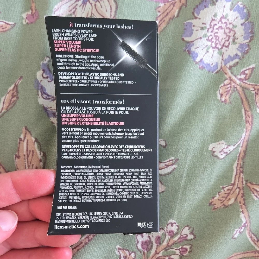 IT Cosmetics Lash-Transforming Mascara - Black